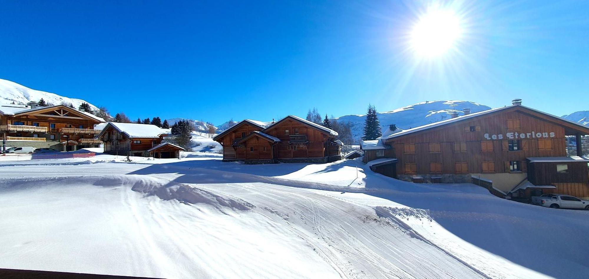 Pieds Des Pistes - Parking Couvert - Plein Sud Alpe d'Huez ภายนอก รูปภาพ