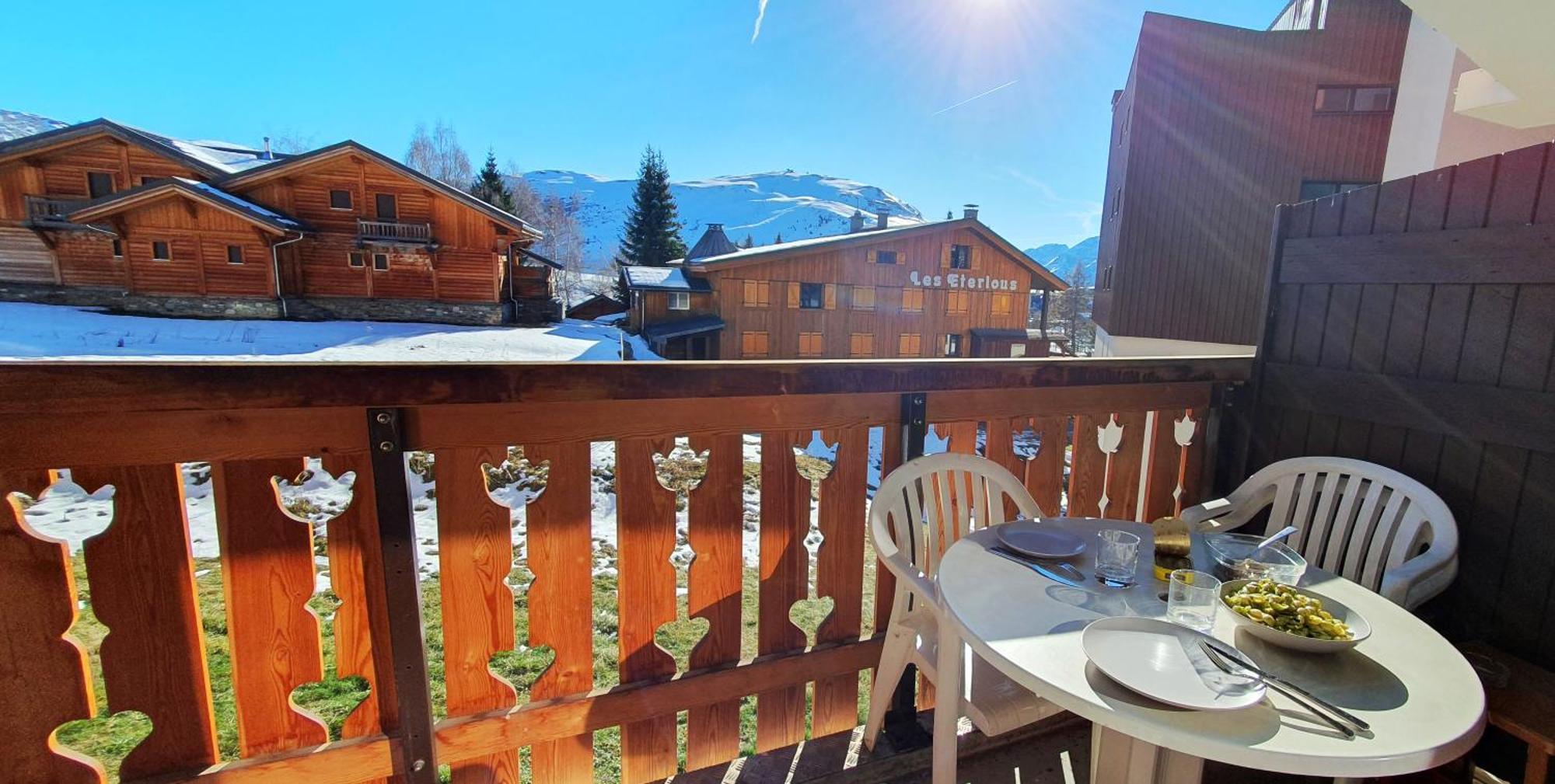 Pieds Des Pistes - Parking Couvert - Plein Sud Alpe d'Huez ภายนอก รูปภาพ